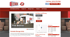 Desktop Screenshot of ezboxstorage.com
