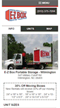 Mobile Screenshot of ezboxstorage.com